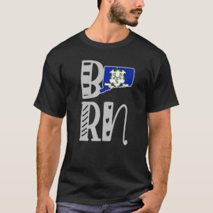Camiseta Conexão do nascer em letras em bloco