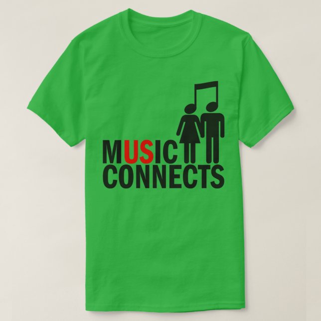 Camiseta Conexões de Música 1 (Frente do Design)