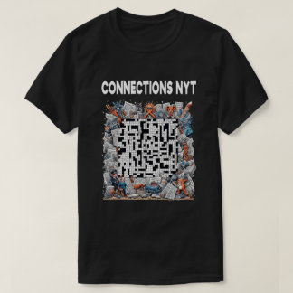 Camiseta Conexões Elegantes NYT Design Preto