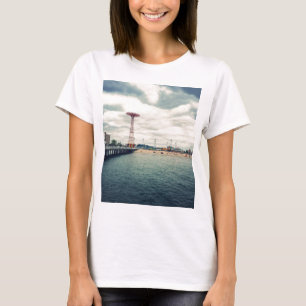 Camiseta Coney Island Beach Panorama