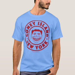 Camiseta Coney Island Nova Iorque Red Steeplechase Face