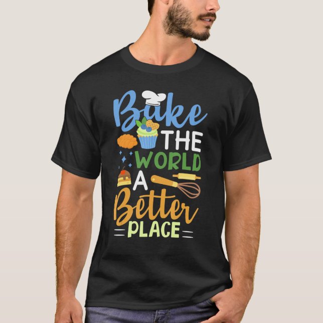 Camiseta Confeccionador Funny Pastor Assar O Trabalho (Frente)