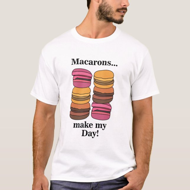 Camiseta Confeiteiro de Macaron Doce (Frente)