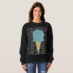 Camiseta Confeitos Noturnos de Sorvete Fofo Sobremesa Doce