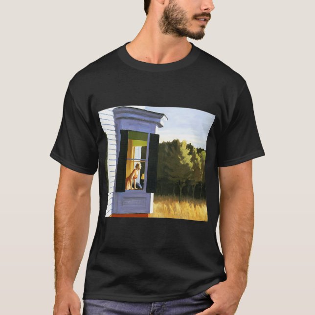 Camiseta Conferência à noite Edward Hopper (Frente)