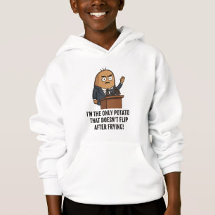 Camiseta "Conferência de Imprensa da Batata Engraçada – Hum