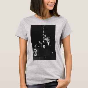 Camiseta Conferência de John Kennedy 35º Presidente dos EUA