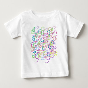 Camiseta Confete de Letra "G"