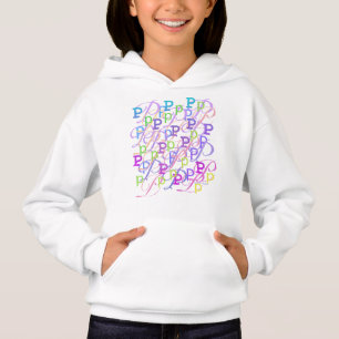 Camiseta Confete de Letra "P"