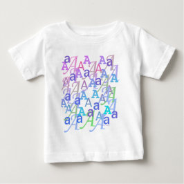 Camiseta Confete de Letras "A"