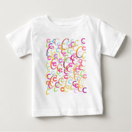 Camiseta Confete de Letras "C"