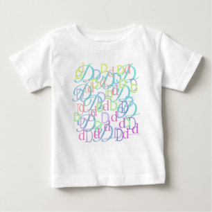 Camiseta Confete de Letras "D"