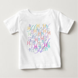 Camiseta Confete de Letras "H"
