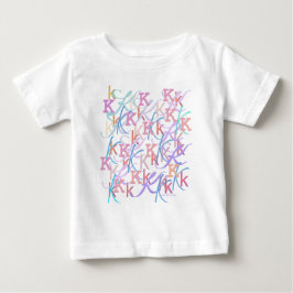 Camiseta Confete de Letras "K"