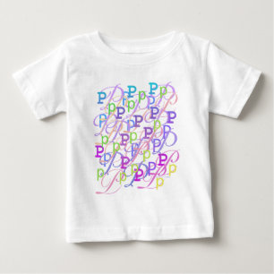 Camiseta Confete de Letras "P"