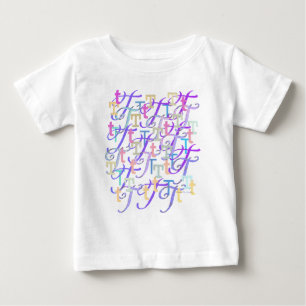 Camiseta Confete de Letras "T"