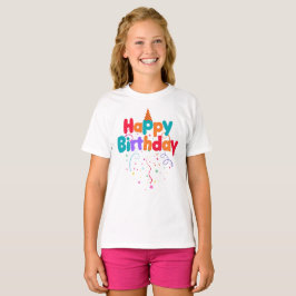 Camiseta Confetes de Aniversário