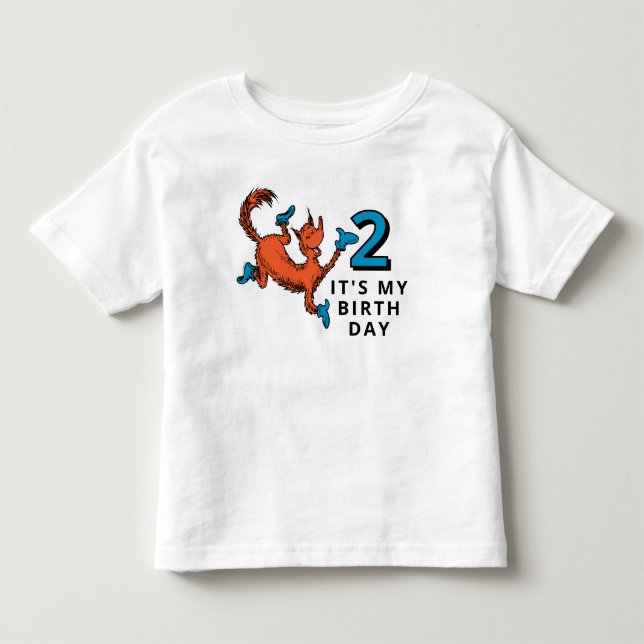 Camiseta Confetes de Personagem do Dr. Seuss | Aniversário  (Frente)
