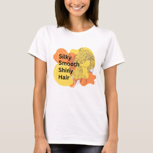 Camiseta Confiança da mulher - Cabelo Suave e Silencioso
