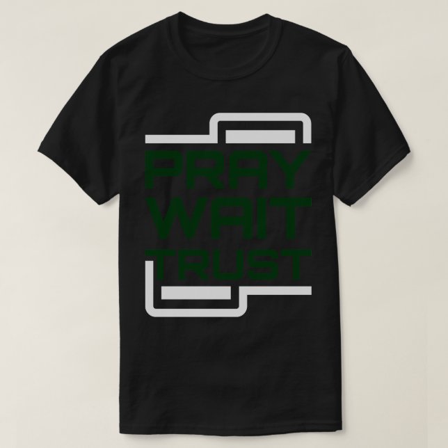 Camiseta Confiança de Espera de Repressão (Frente do Design)
