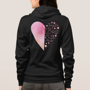 Camiseta Confiança de fé no coração das mulheres crist