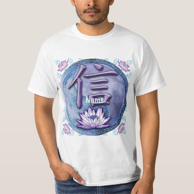 Camiseta Confiança do Lótus de Água (Frente)
