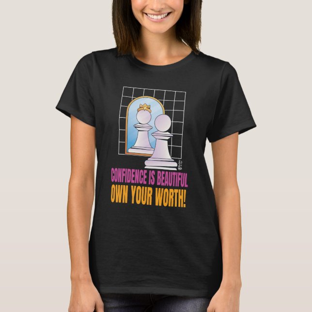 Camiseta Confiança é Linda Mulher Negra (Frente)