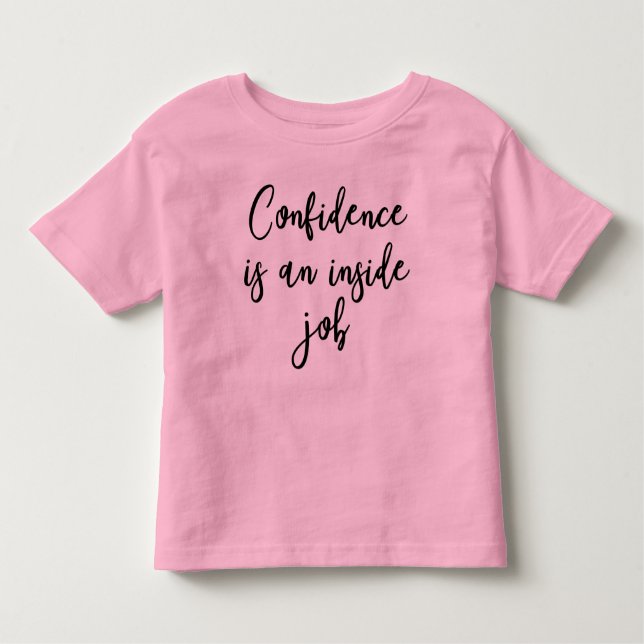 Camiseta { Confiança É Um Trabalho De Dentro } Empoderament (Frente)