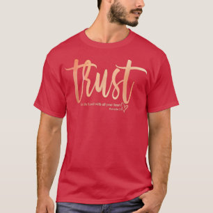 Camiseta Confiança em Deus Cristo de fé cristã