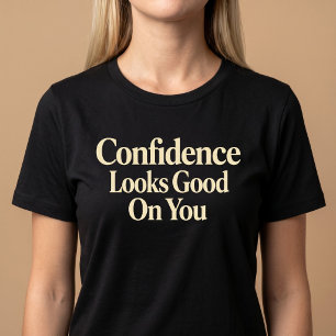 Camiseta Confiança Fica Bem Em Você