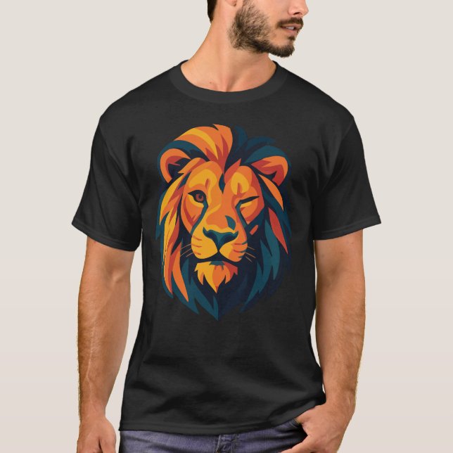 Camiseta Confiança itinerante - Leão Winking (Frente)