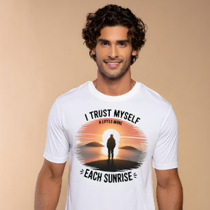 Camiseta Confiança no Nascer do Sol