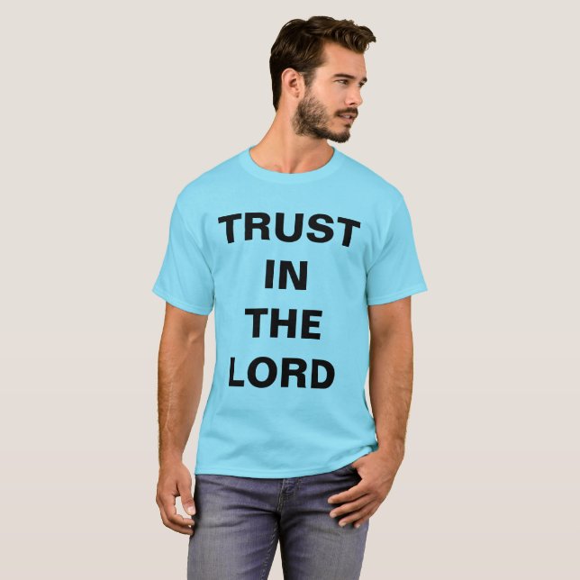 Camiseta Confiança no Senhor Christian Faith (Frente Completa)