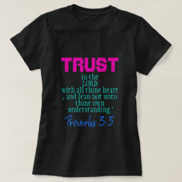 Camiseta Confiança nos provérbios LORD 3:5 Vivid II
