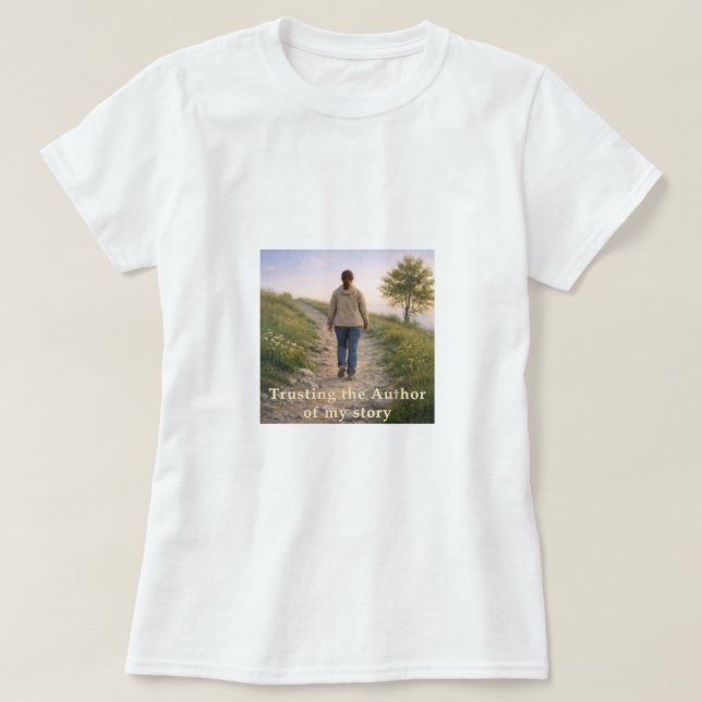 Camiseta Confiando no Autor (Frente do Design)