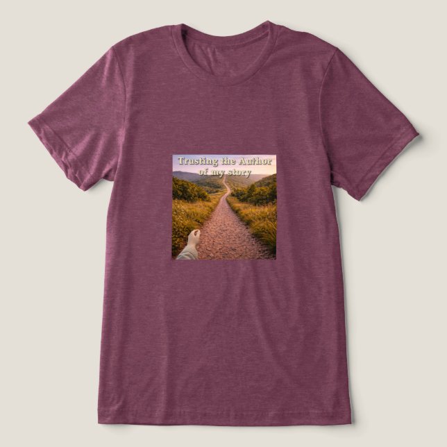 Camiseta Confiando no Autor (Design frontal)