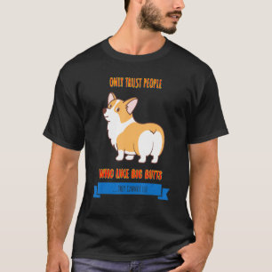 Camiseta Confiar Em Pessoas Que Gostam Do Gráfico Humor Dos
