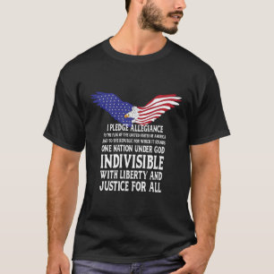 Camiseta Confiar Fidelidade À Flag Usa