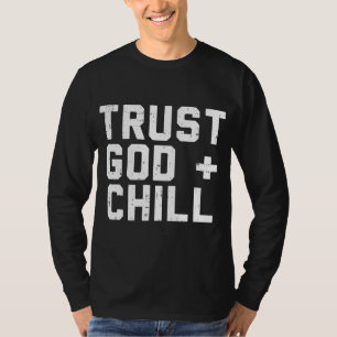 Camiseta Confie em Deus Enche Jesus Engraçado Fé Cristo Rel