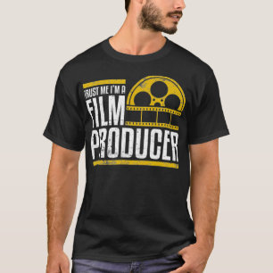 Camiseta Confie em mim como um produtor de filmesDiretor de