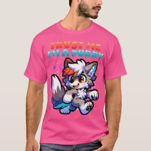 Camiseta Confie em Mim, Eu Sou Um Furry Eu Furries Cosplay