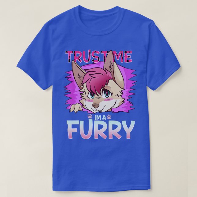 Camiseta Confie em mim I Furries Cosplay Fandom 14 (Frente do Design)