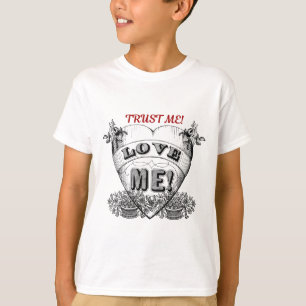 Camiseta confie em mim! Oferta de casal simples