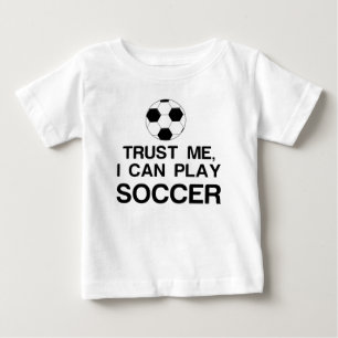 CAMISETA CONFIE EM MIM, POSSO JOGAR FUTEBOL