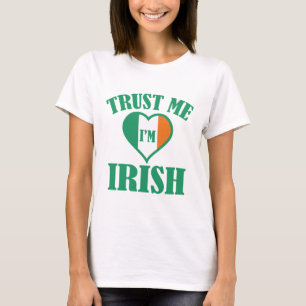 Camiseta Confie em mim, sou irlandês