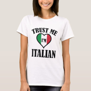Camiseta Confie em mim, sou italiano