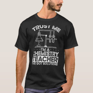 Camiseta Confie em mim, sou professor de química, tenho sol