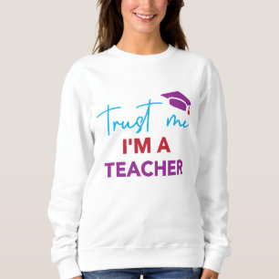 Camiseta Confie em mim, sou professor - Design de escola di