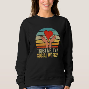 Camiseta Confie Em Mim Sou Um Assistente Social Retro Vinta