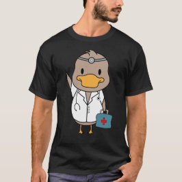 Camiseta Confie em mim, sou um Ducktor, doutor pato